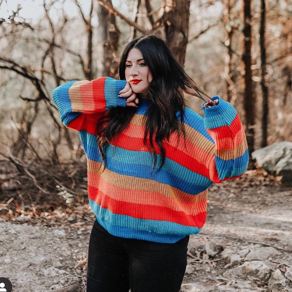 striped sweater